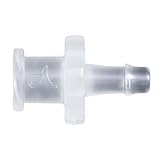 Value Plastics Luer to Hose Barb Fitting, Straight Adapter, Polypropylene, Female Luer Thread, Smooth Bore x...
