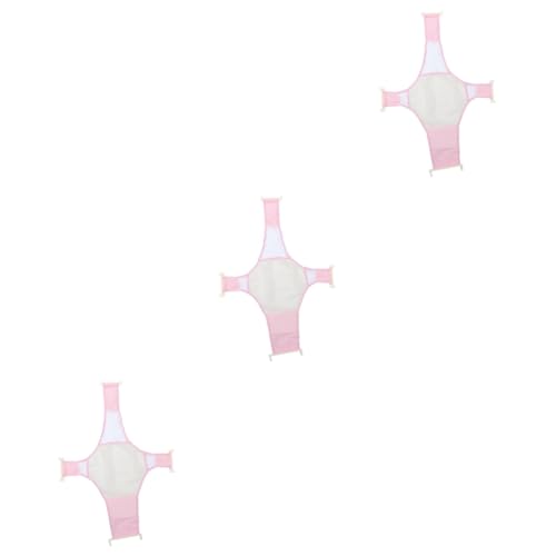 Bébé glisse dans la baignoire ? Choisissez ce support de bain réglable rose sécurisé