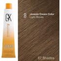 GK HAIR COLOR 8 LIGHT BLONDE