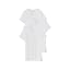 3 White Vneck