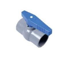 Watertec 63mm RPVC Ball Valve Plain (Long Handle), Gray-image-33