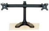 Dual Monitor Stand Free Standing Curved Arm