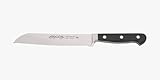Arcos Serie Clasica - Cuchillo Panero - Hoja de Acero Inoxidable Forjado NITRUM 180 mm - Mango de Polioximetileno (POM) Color Negro