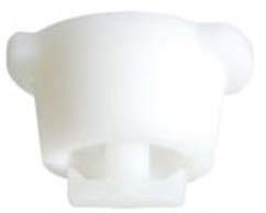 Homebrewers Outpost FE497 Premium Breathable Silicone Bung for Barrels and Variable Volume Tanks White