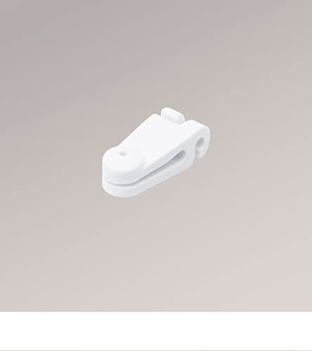 LYSEL Set Laufhaken für Sonnensegel aus Kunststoff - in weiß