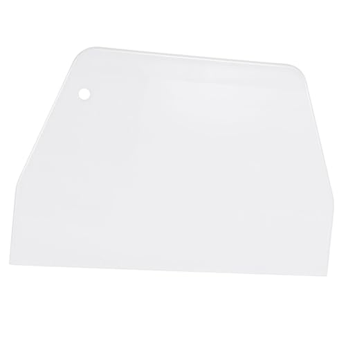Ipetboom 2 piezas Raspadores para Pasteles de Plástico de Alimenticio Herramienta Ligera y Reutilizable para Decorar y Alisar Tartas Repostería