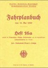  Fahrplanbücher RBD Dresden vom 15.5.1930 /RBD Nürnberg vom 15.5.1934: Reprint: Deutsche Reichsbahn-Gesellschaft, Reichsbahndirektion Dresden. 2 Hefte in 1 Bd.