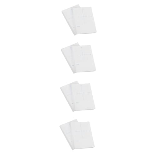 Papier millimétré mathématique blanc jojofuny pour dessin précis de 4 pièces