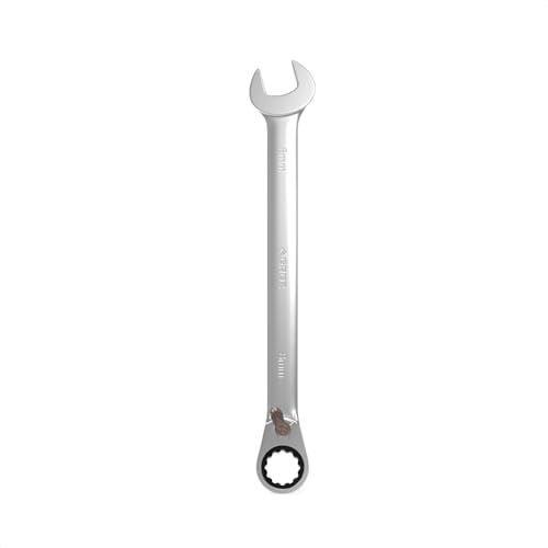 Image of GROZ Reversible Ratcheting Spanner with Scratch Proof Ultra-Premium Finish| Ideal for high torque applications| Reversible Lever| Chrome Vanadium Construction| Heat Treated| Size: 8 mm| CSP /RRT /8 /UG