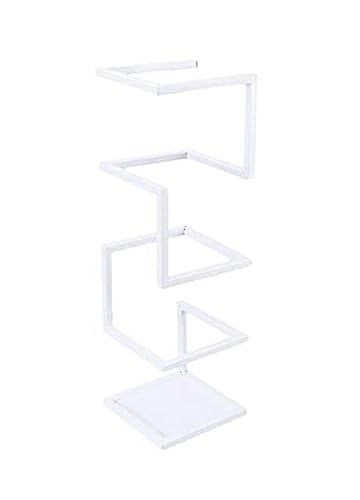 Porte-parapluie en fer forgé blanc design créatif pour entrée