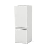 Einfaches Design: Grifflos Hochschrank.