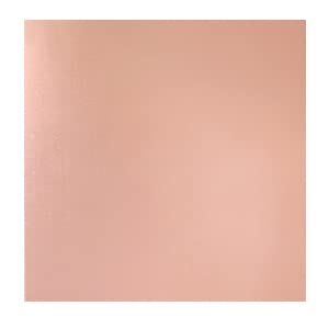 Image of 1 Pieces 99.9% Pure Copper Sheet, 12 inch x 12 inch, 18 Gauge(1mm) Thickness, Film Attached Copper Plate, Great for Jewelry, Crafts, modelers