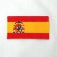 Spain Espana Country Flag Small Iron on Patch Crest Badge .. 1.5 X 2.5 Inches ... New