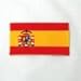 Spain Espana Country Flag Small Iron on Patch Crest Badge .. 1.5 X 2.5 Inches ... New