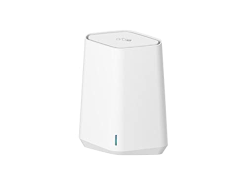 Image of NETGEAR Orbi Pro WiFi 6 Mini Mesh Router (SXR30) for Business or Home | VLAN, QoS | Coverage up to 2,000 sq. ft., 40 Devices | AX1800 802.11 AX (up to 1.8Gbps)