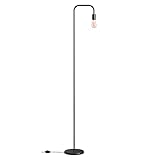 Industrial Floor Lamps for Living Room,ETL Listed, Modern Vertical High-Pole Lamps, Built-in E26/E27...