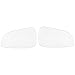 Cristal de Espejo Exterior de Coche, 1 Par de Cristal de Espejo Retrovisor de Coche de Cristal de Lente de Espejo Retrovisor Lateral Izquierdo Y Derecho de Repuesto para Opel Astra H 2009-2011