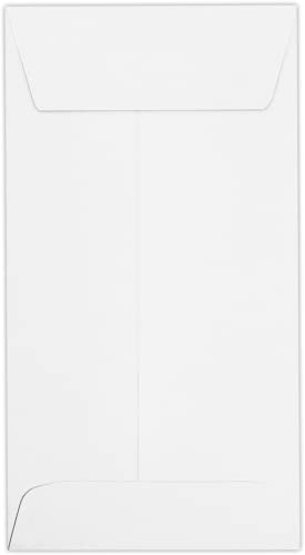 LUXPaper #7 Coin Envelopes | 3 1/2" x 6 1/2" | Bright White | 80lb. Text | 250 Qty