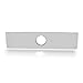 Murtenze 10 Inch Sink Faucet Hole Cover Deck Plate, Brushed Nickel 1 or 3 Hole Long Rectangle Cover Stainless Steel Faucet Plate for Bathroom Kitchen Vanity Sink