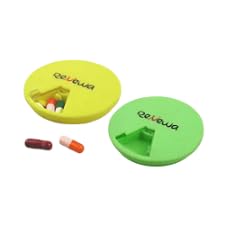 Renewa Weekly Pill Box Round 900 Daily Round, Portable, Pill Box, Organizer and Vitamin Containers-image-17