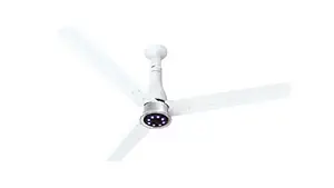 Polycab Wizzy Prime BLDC Ceiling Fan 1200mm|BEE 5 Star Rated, Higher Air Delivery|LED Indicator,Reverse,Boost,Sleep and Breeze Mode,Free Installation |3 Years Warranty (Matt White)