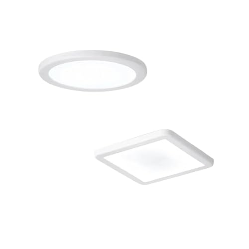 LED �p�l�����C�g�����^�V��_�E�����C�g 50 �~�����[�g���� 200 �~�����[�g���J�b�g�������\�ȃp�l�����C�g AC85-265V �����Ɩ������v(Square-15w-WH)