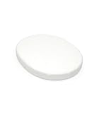 Lenzuolo sotto Stokke Sleepi Mini, Bianco - Morbide lenzuola per sogni dolcissimi - Per il materasso ovale Sleepi Mini - Sicuro, elegante e lavabile - 100% morbido percalle di cotone