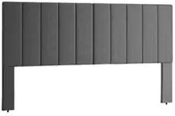 CABECEIRA PARA CAMA BOX CASAL 1,40 LUXO - 4 CORES (CINZA)