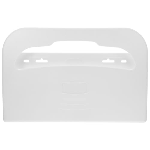 Soporte de fundas de inodoro de pared reutilizables en plástico ABS blanco 2