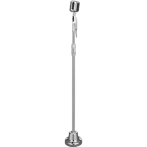 Pyle Retro Microphone with Adjustable Stand Cover