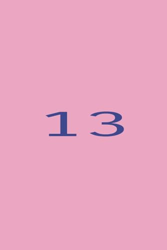 6x9 100 Page Notebook | Number 13