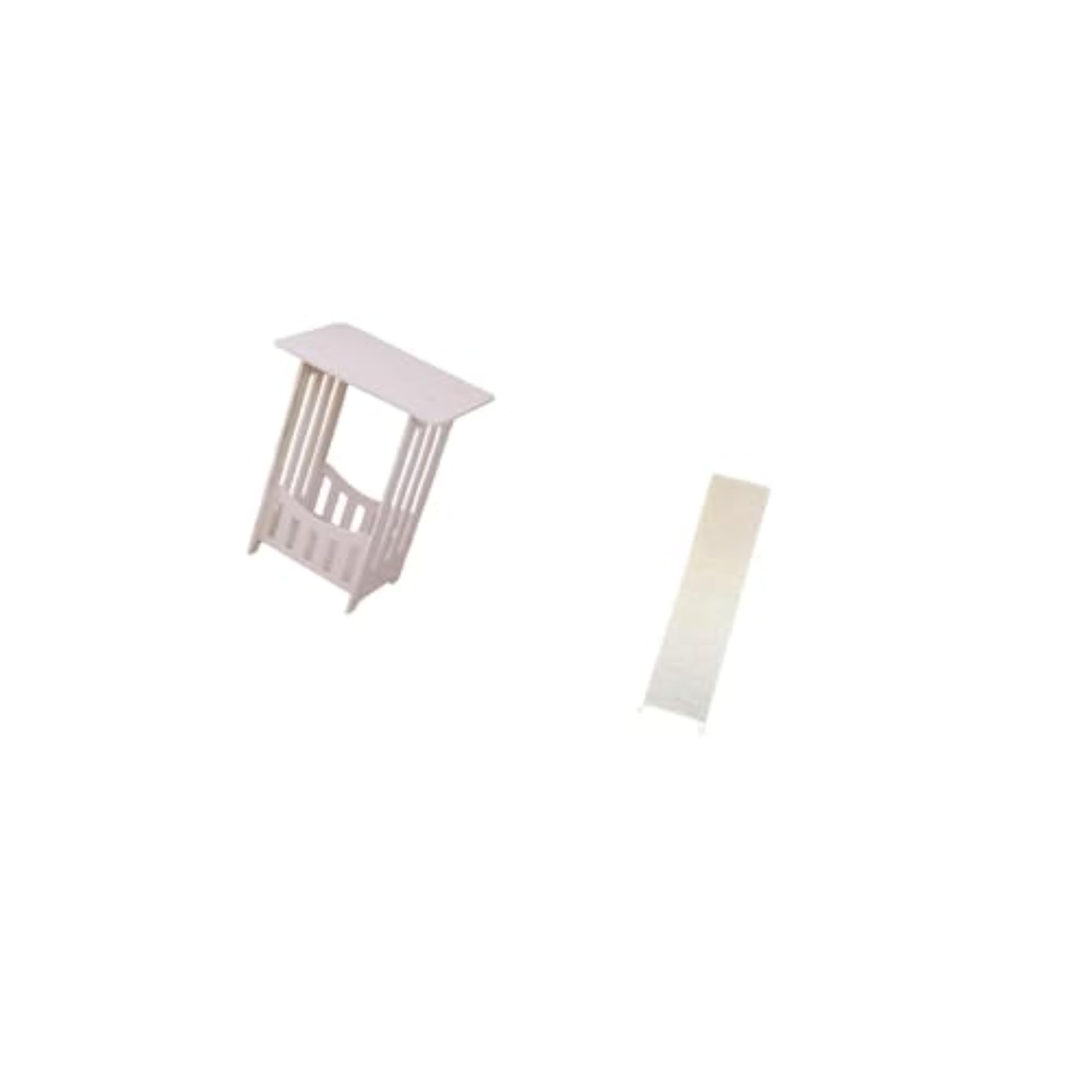 Portable Bedside Table with Cozy Paper Lampshade