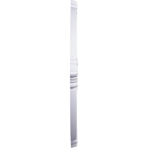 Image of Ekena Millwork CM13BN Benson Ceiling Medallion, 13 1 /8 inchOD x 8 inchID x 5 /8 inchP (Fits Canopies up to 8 inch), Factory Primed