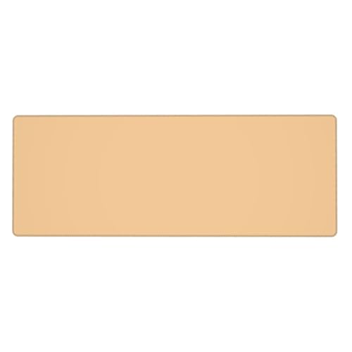 Tapis de souris de jeu et travail beige pour clavier et PC