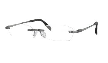 「エアロジプラス」オーダーふちなし眼鏡&減光特殊レンズセット