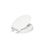 KOHLER Hyten Elevated Quiet-Close Round-Front Toilet Seat, White