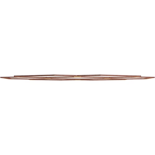 Image of Ekena Millwork 38 inchOD x 13 3 /8 inchID x 3 /8 inchT Florin Wood Fretwork Pierced Ceiling Medallion, Walnut