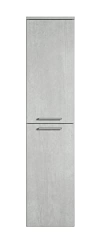 Badezimmer Badschrank Saturnus 130cm Grau - Regal Schrank Hochschrank Schrank Möbel - Image 3