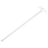 sourcing map PTFE Électrique Agitation Tige 300mm Longueur Aérien Mélangeur Agitateur A...
