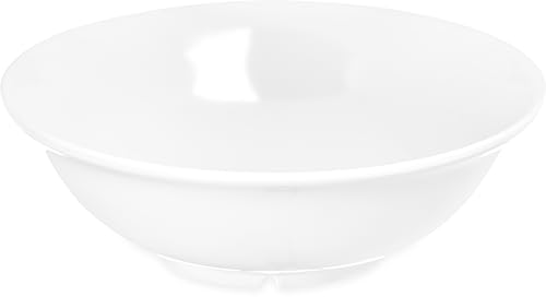 Bol de service à pied en mélamine blanche 1,8 Qt Carlisle