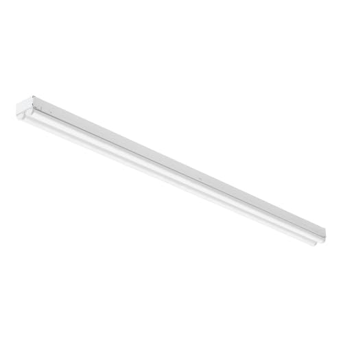 Lithonia Lighting 2 Light LED Strip Light, 4 Foot LED Ceiling Lighting Fixture, 4500 Lumens, 4000K, 80CRI, 35W, Kitchen and Garage Use (MNSL L48 2LL MVOLT 40K 80CRI M6)
