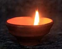 SAMRIDHI CREATION Diwali Handmade Terracotta Clay Lamp | Deepak - Set of 21 Diya - Image 2