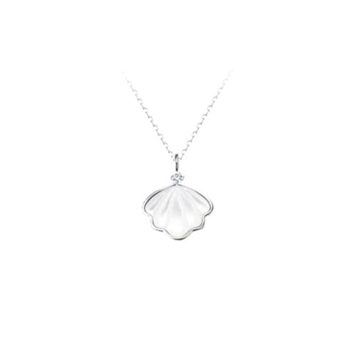 Collier en argent S925 anti-ternissement pour femmes avec sa perle blanche