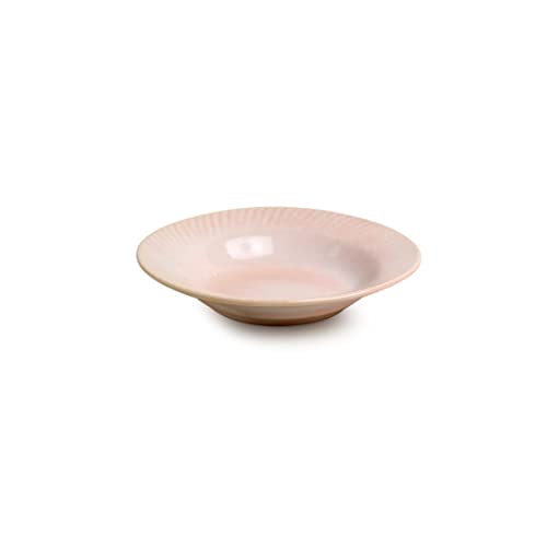 Image of ExclusiveLane Ceramic Quarter Plates Side Plates for Snacks Serving | 'Coral Reef' Hand Glazed Studio Pottery Ceramic Plates Pasta Plate Serving Plates (Set of 1, Dishwasher & Microwave Safe)
