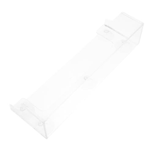 ULTECHNOVO Expositor Para Frigorífico Organizador De Jarabes Organizador De Especias Estante De Especias De Pared Con Ventosa Para Puerta De Goma Transparente