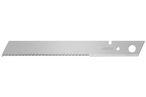 MARTOR 5 x Große Spezialklinge mit Wellenschliff, Extra Lang, Spitze Klinge, Ersatzklinge Cuttermesser, Sicherheitsmesser, 173,7 mm Lang, 18,7 mm Breit, Scharf, Im Spender, Nr. 107