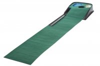 CEBEGO Golf Puttingmatte mit Bunker und Wasser Hazard incl. GOLFMAGNET I Love Golf by Cover