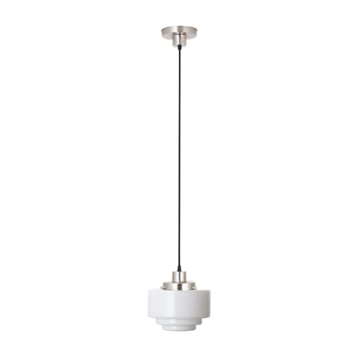 Suspension Getrapt Ø 20 cm en nickel mat Art Deco Trade