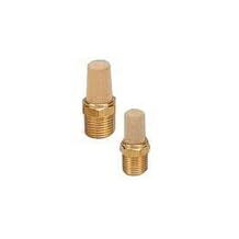 PneumaticPlus BM-28 Sintered Bronze Brass Exhaust Muffler, 1/4" NPT Pack of 10