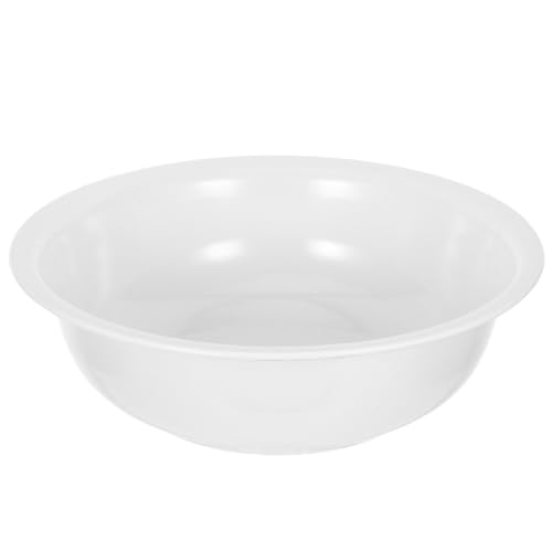 Bassine en émail design rétro classique avec finition blanche durable